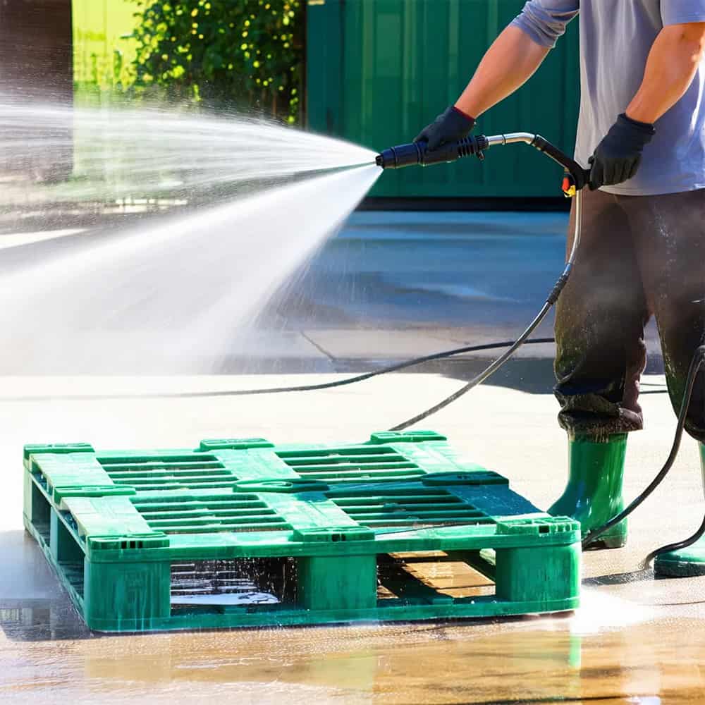 نحوه تمیز کردن پالت پلاستیکی