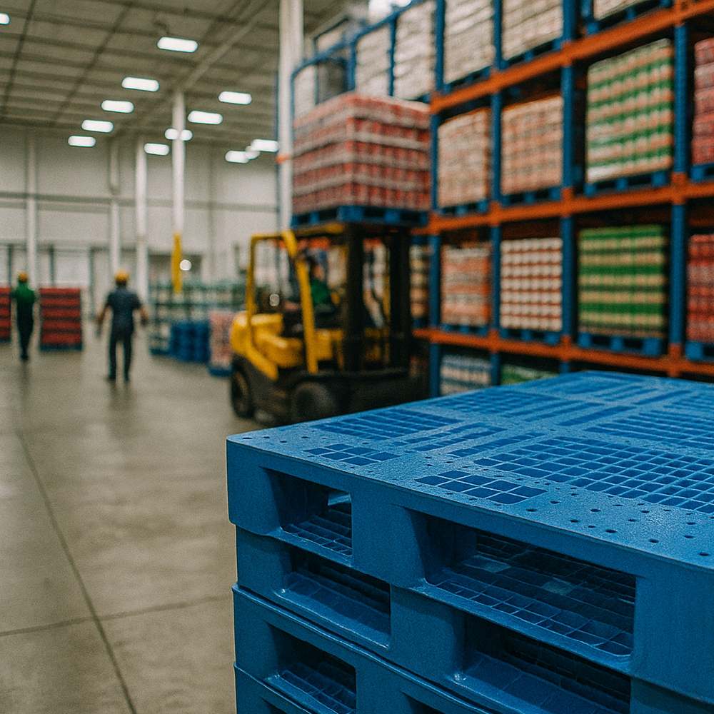 پالت پلاستیکی در صنایع غذایی