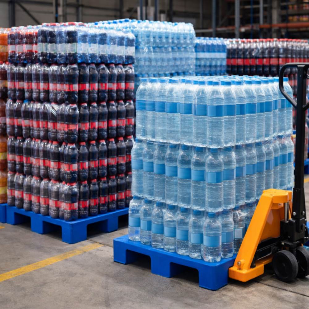 پالت مناسب کارخانه‌های نوشیدنی و آب معدنی